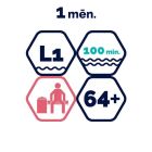 Lielā peldbaseina abonements 1 mēnesim pensionāriem