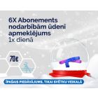 6x abonements nodarbībām ūdenī | apmeklējums 1x dienā