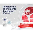 Lielā peldbaseina abonements 1 mēnesim | 100 min.